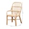 Baxton Studio Sumatera Modern Bohemian Natural Brown Rattan 2-Piece Dining Chair Set 232-2PC-13237-ZORO - alternate 6
